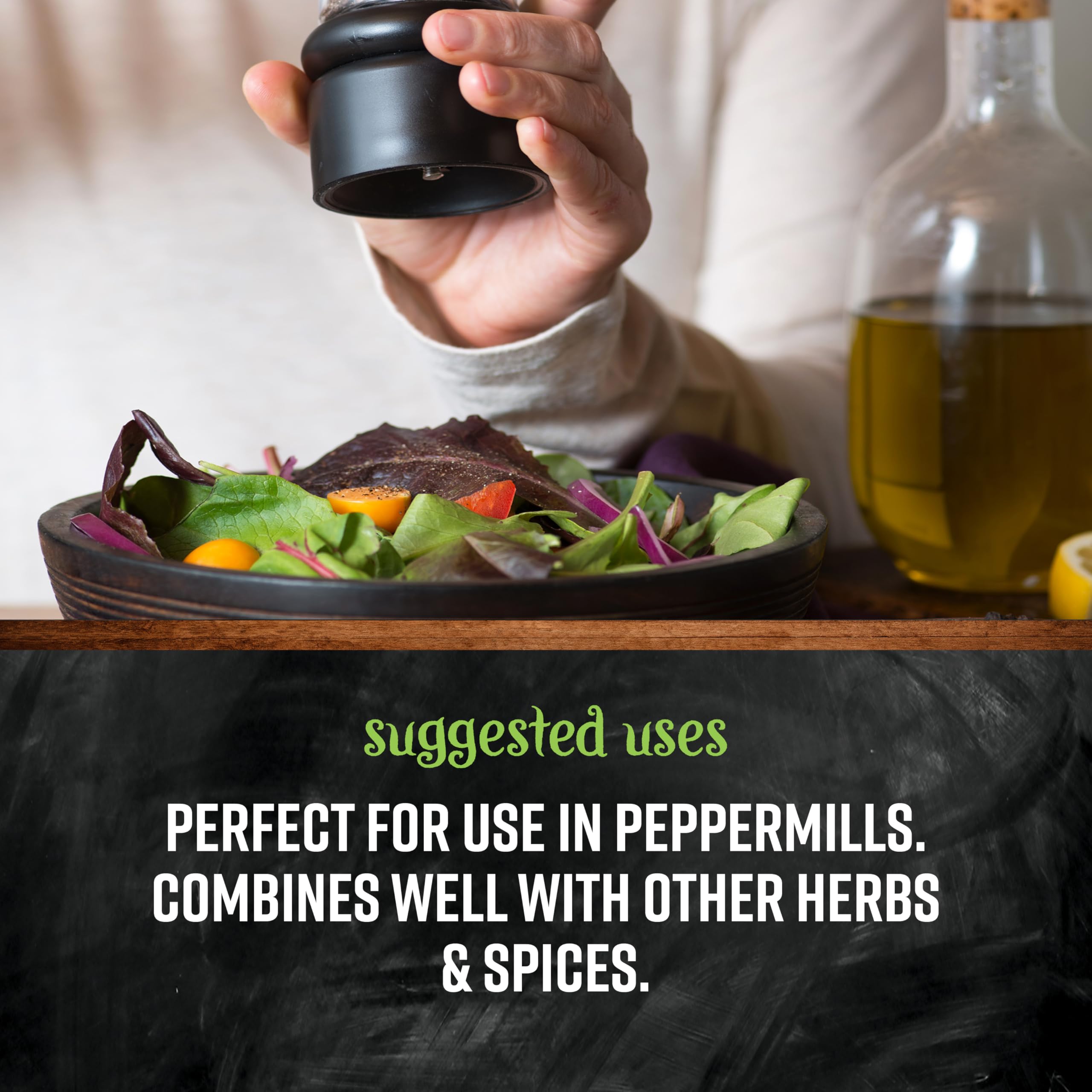 Frontier Co-op peppercorns support spice blends and marinades