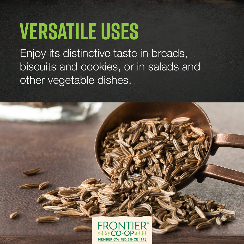 Frontier Co-op caraway seed in a dish for vegetables.