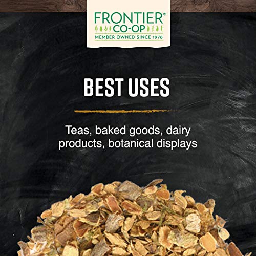 Frontier Co-op logo and heritage highlighting purity and fair trade botanicals