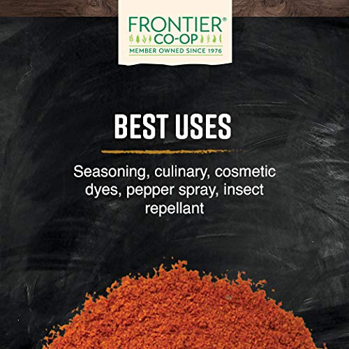 Frontier Co-op Cayenne Powder sits in spice rack for quick heat boost.