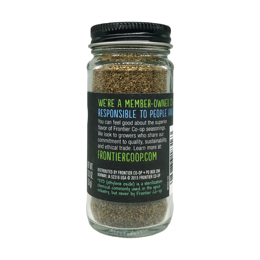 Frontier Co-op celery seed sourcing on a farm field underscores ethical sourcing.