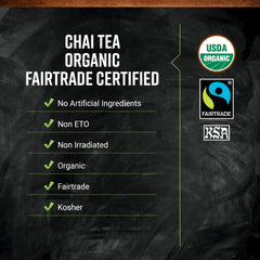 Frontier Co-op Chai Tea spice blend closeup with cardamom and cinnamon.