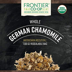 Frontier Co-op chamomile flowers organic kosher-certified trusted herbal ingredient