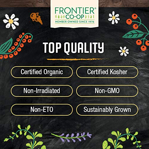 Frontier Co-op chicory root ground delivers mild bitterness with caramel undertones.