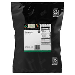 Frontier Co-op Organic Cornstarch packaging front provides a pantry-ready thickening option.