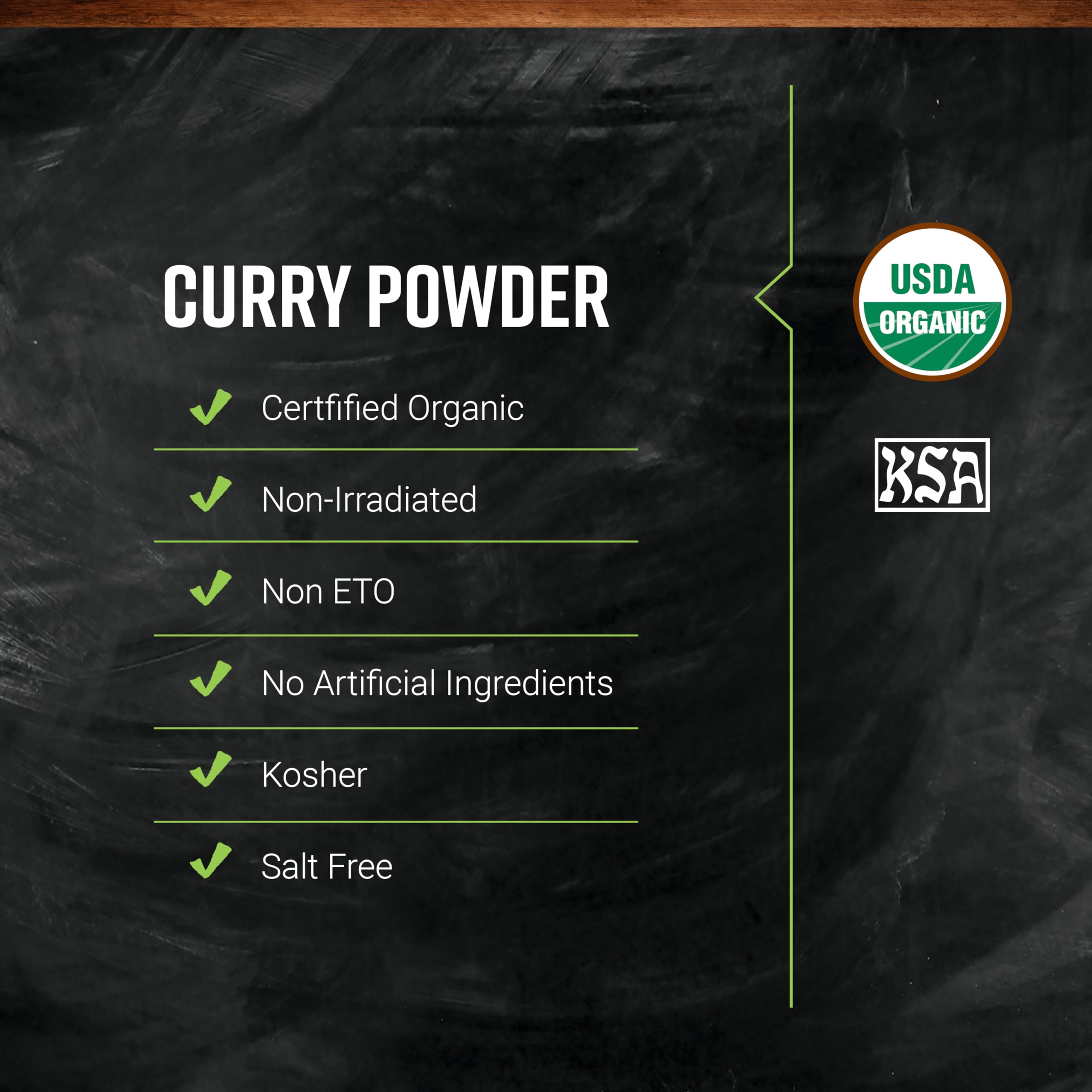 Frontier Co-op curry powder adding depth to meat or seafood dishes.