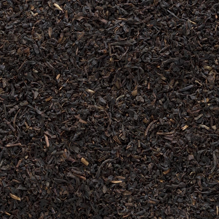 Steeped Frontier Co-op Decaf Earl Grey reveals citrus and smoky notes.