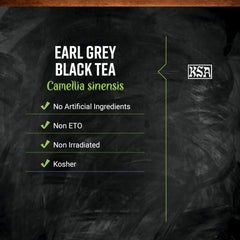 Frontier Co-op Earl Grey bergamot oil aroma enhances citrus notes.