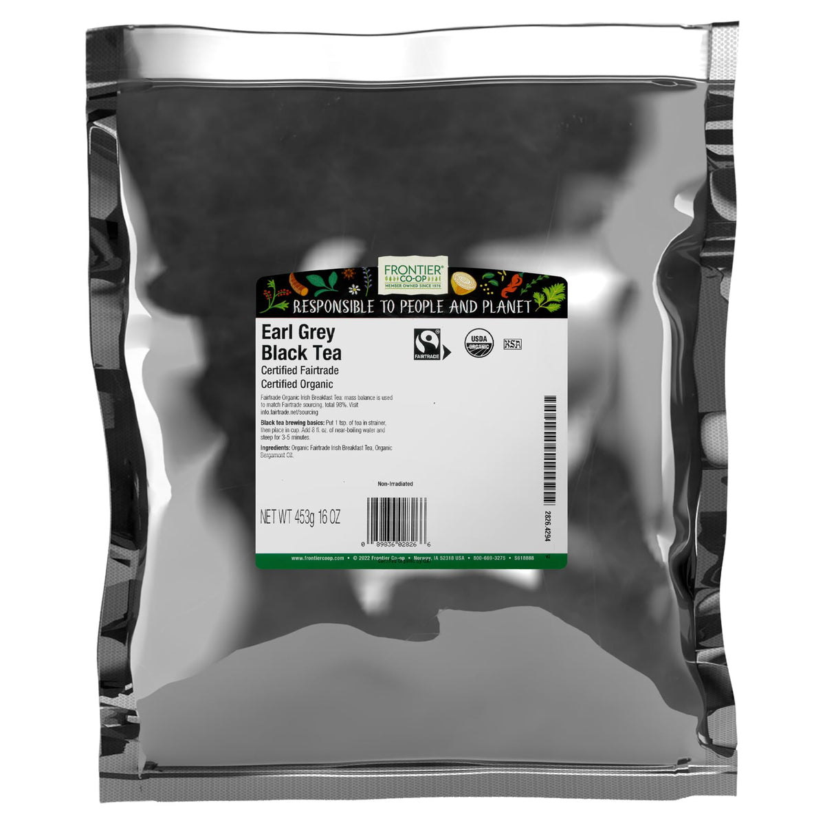 Frontier Co-op Earl Grey loose leaf tea for premium daily rituals