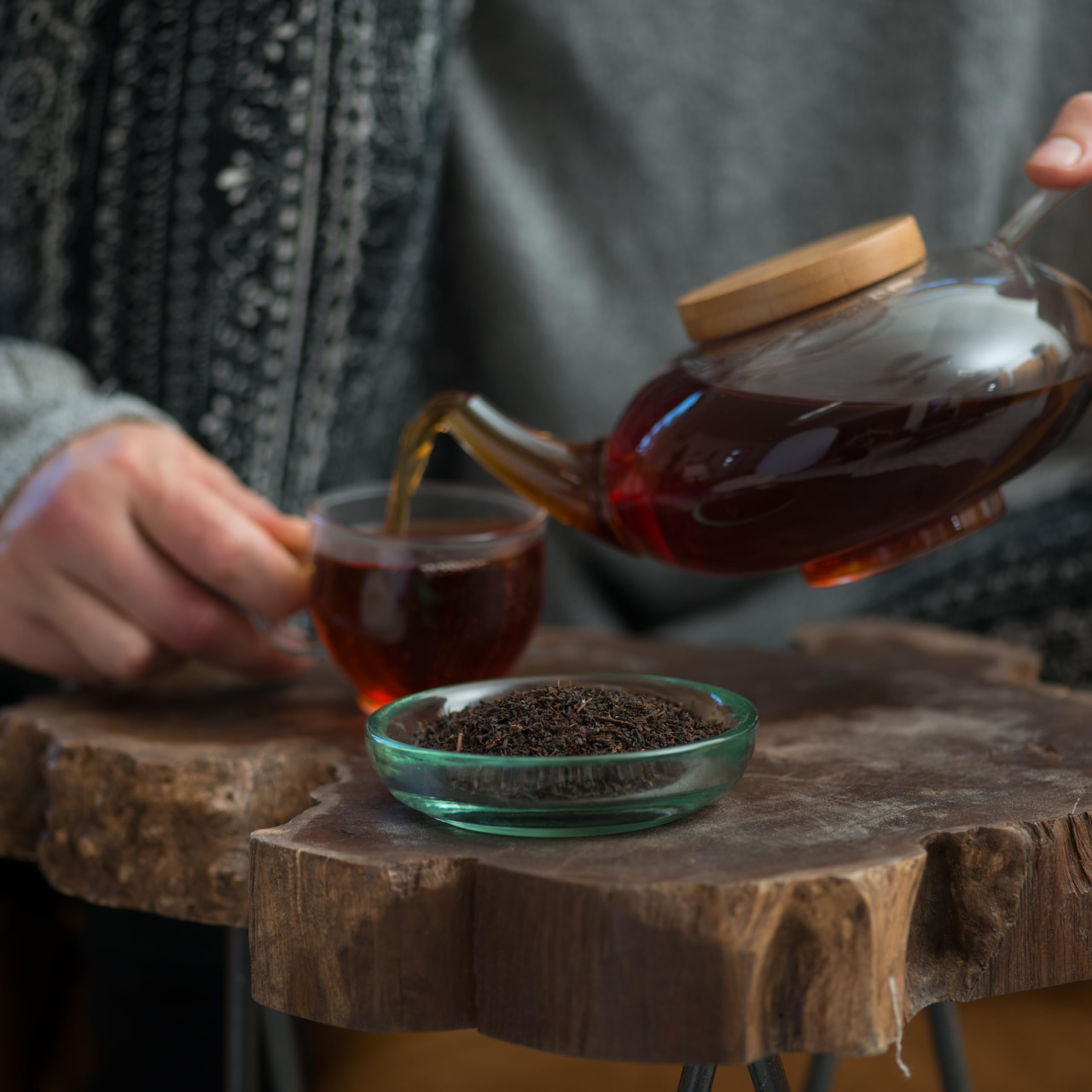 Frontier Co-op Earl Grey packaging is recyclable, supporting sustainable habits.