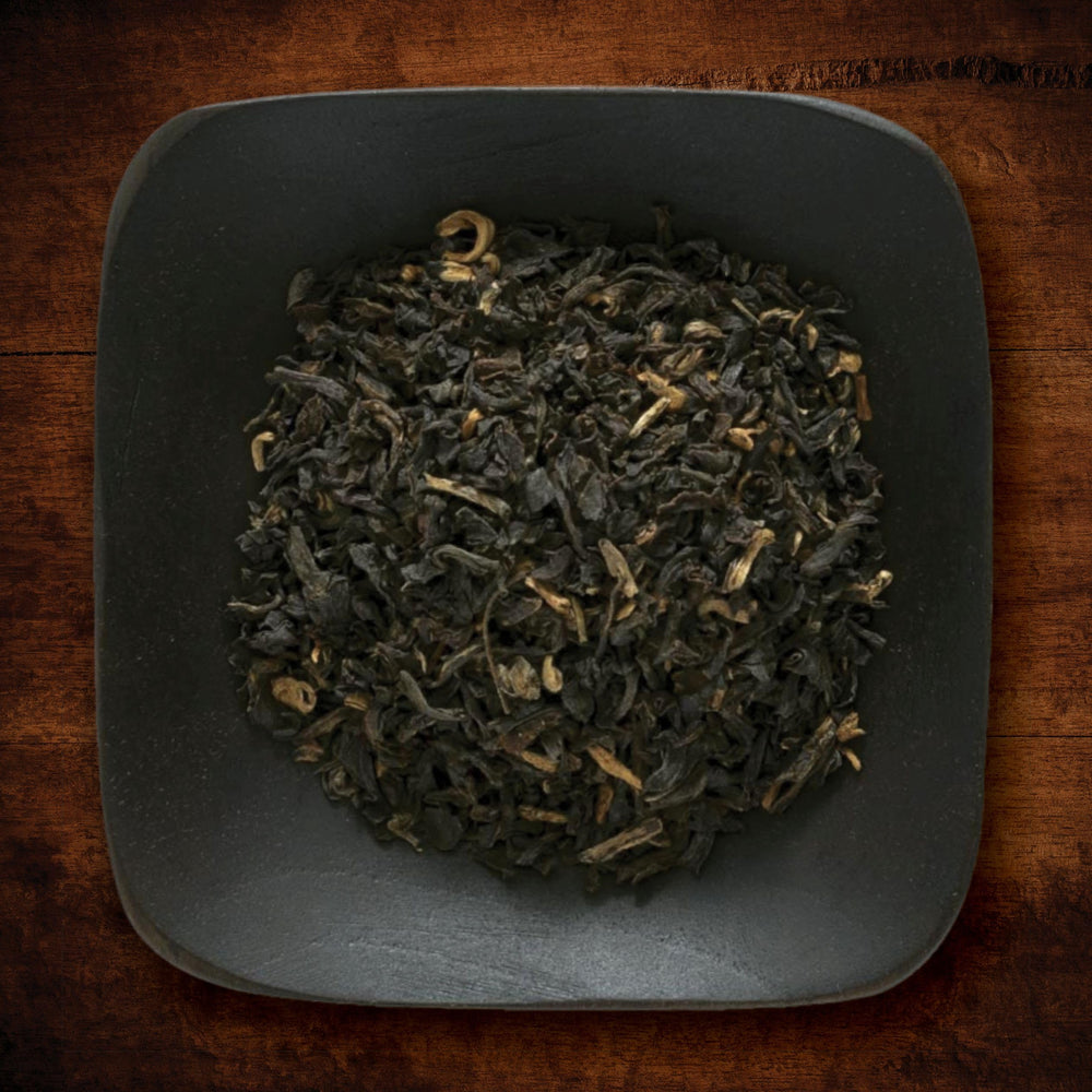 Frontier Co-op English Breakfast Tea with scones pairing evokes cozy breakfast moments.