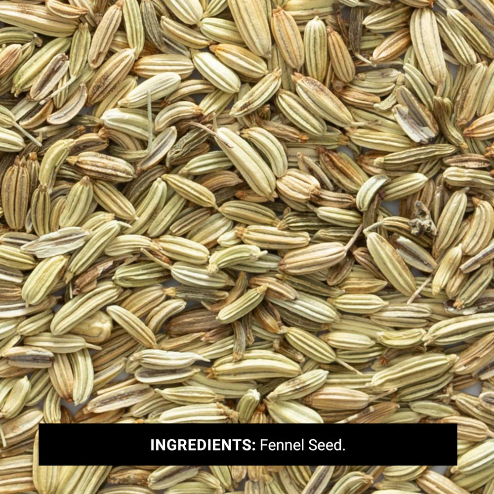 Frontier Co-op fennel seed mild sweet flavor ideal for baked goods and grains.