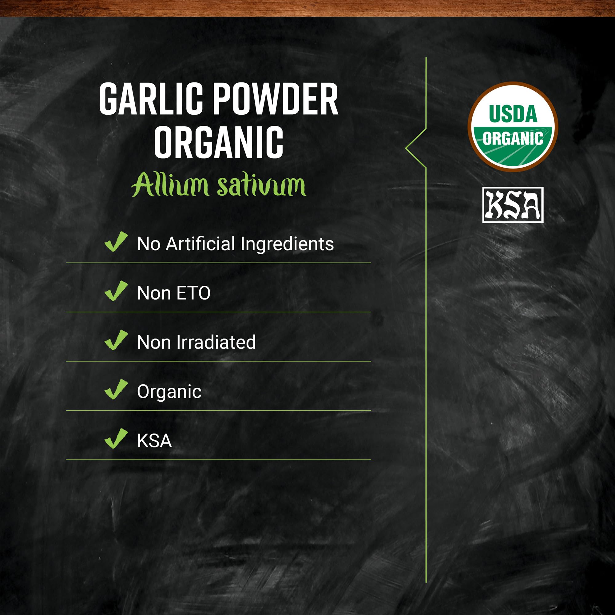 Frontier Co-op Garlic Powder on kitchen shelf providing strong flavor boost for pizzas.