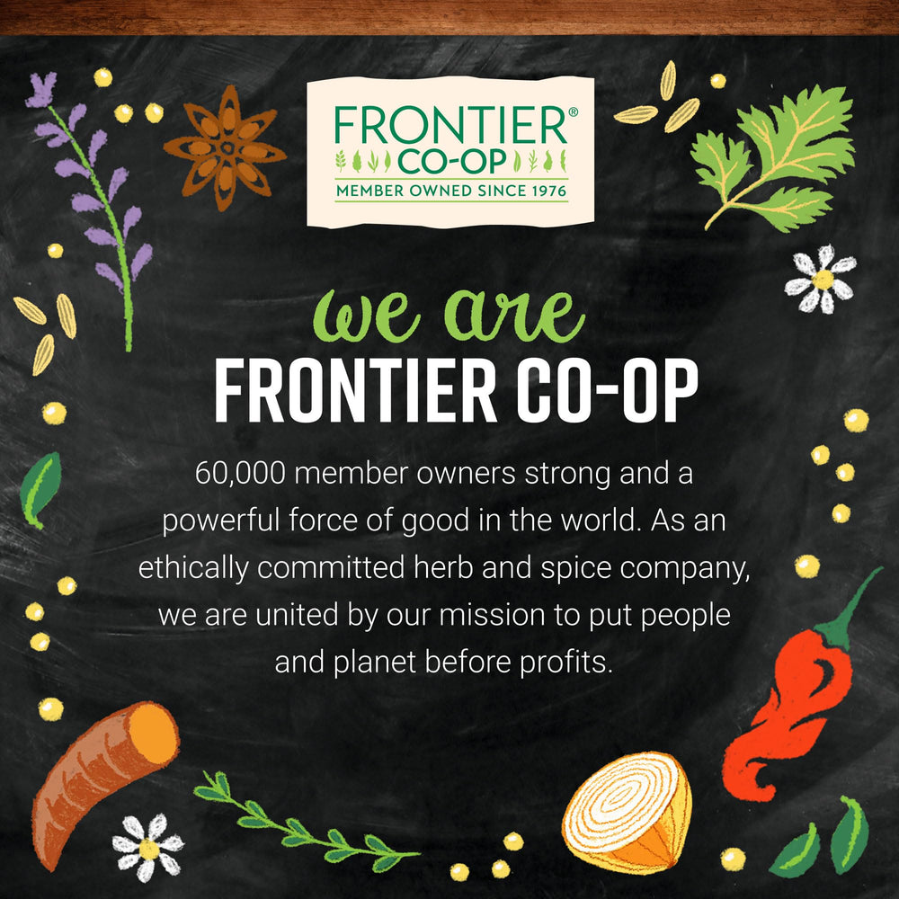 Frontier Co-op Ground Ginger elevates cookies and desserts with warm spice.