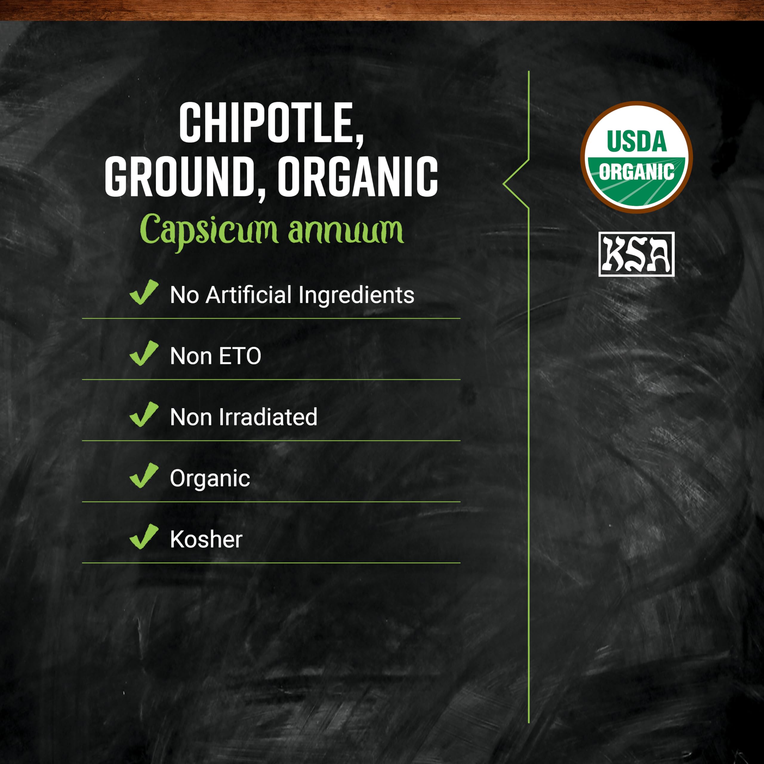 Frontier Co-op Ground Chipotle in a pouch highlighting smoked jalapeño aroma.