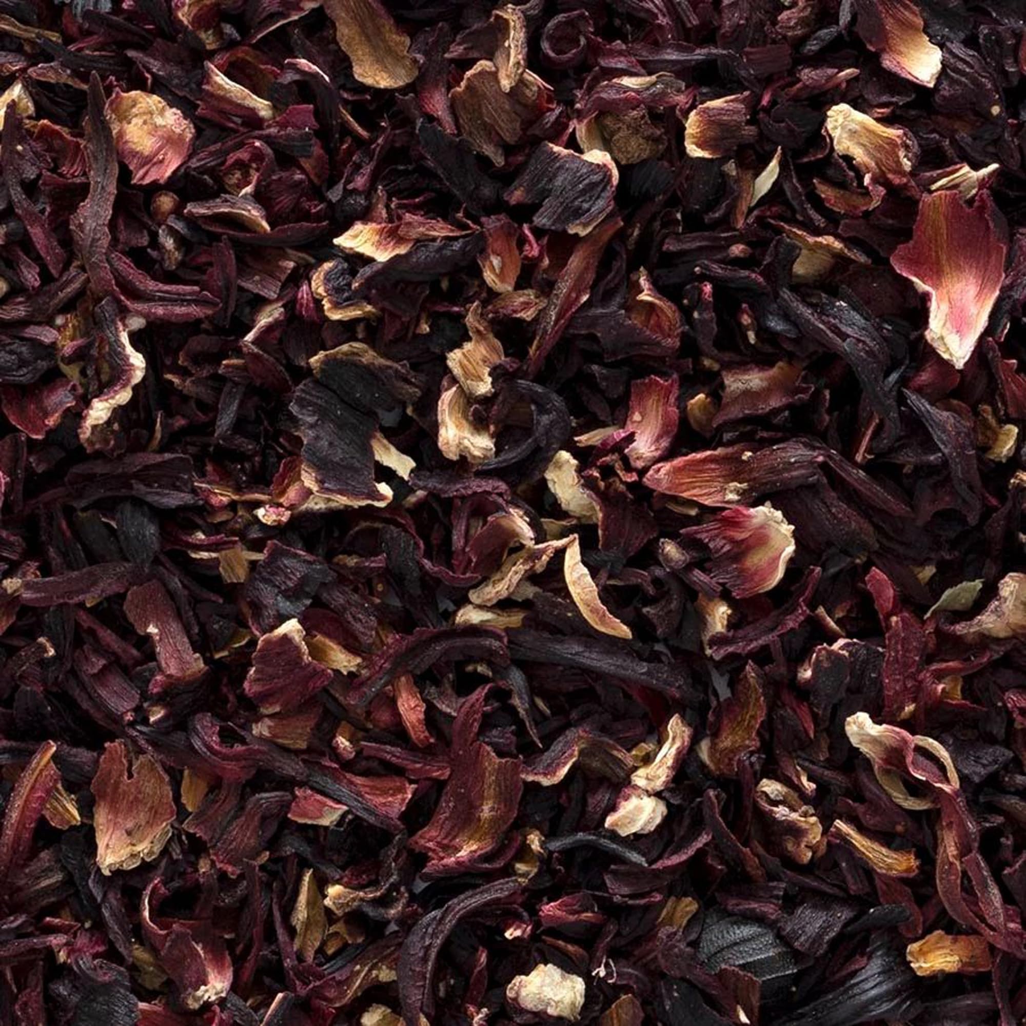 Frontier Co-op hibiscus tea blend idea - caffeine-free flavor enhancer.