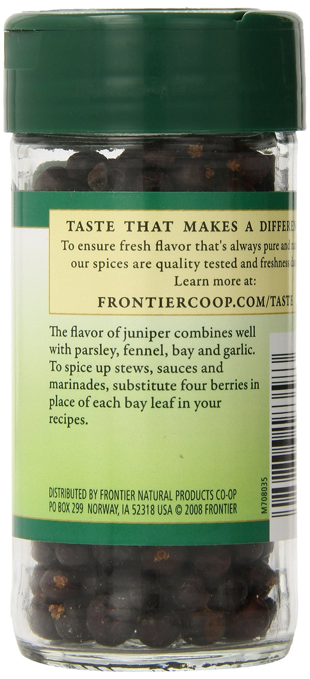 Frontier Co-op juniper berries dry-spice-mix image shows versatile flavor for braises.