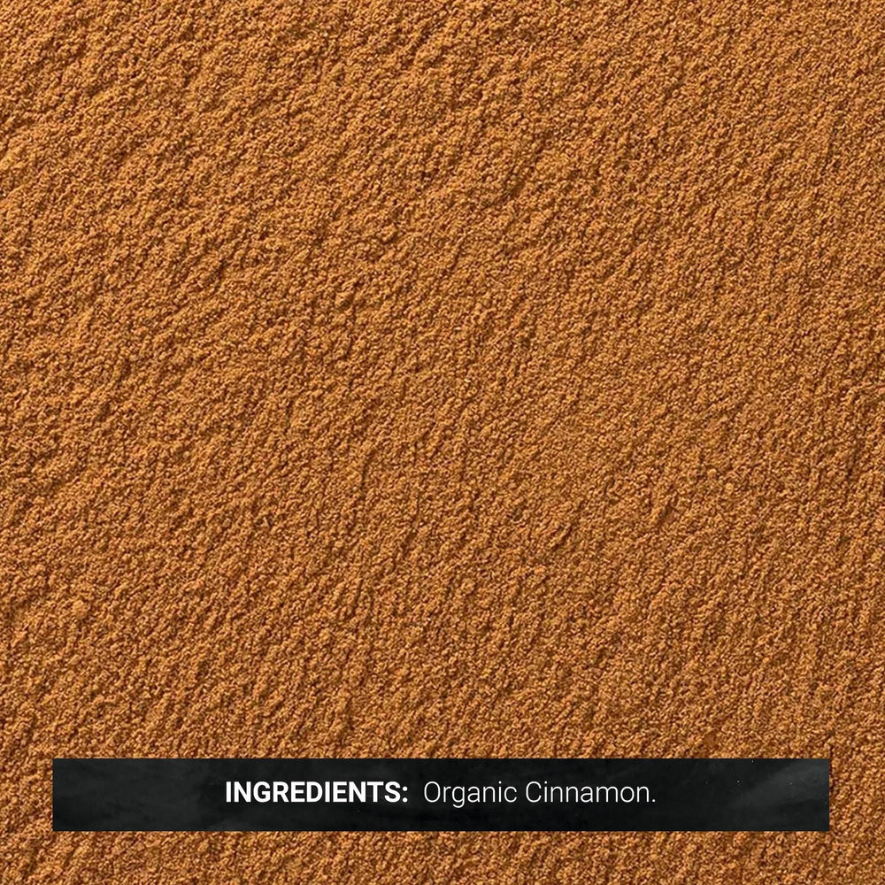 Frontier Co-op Korintje cinnamon ground powder closeup for easy measuring