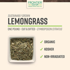 Frontier Co-op lemongrass cut and sifted for easy recipe measuring