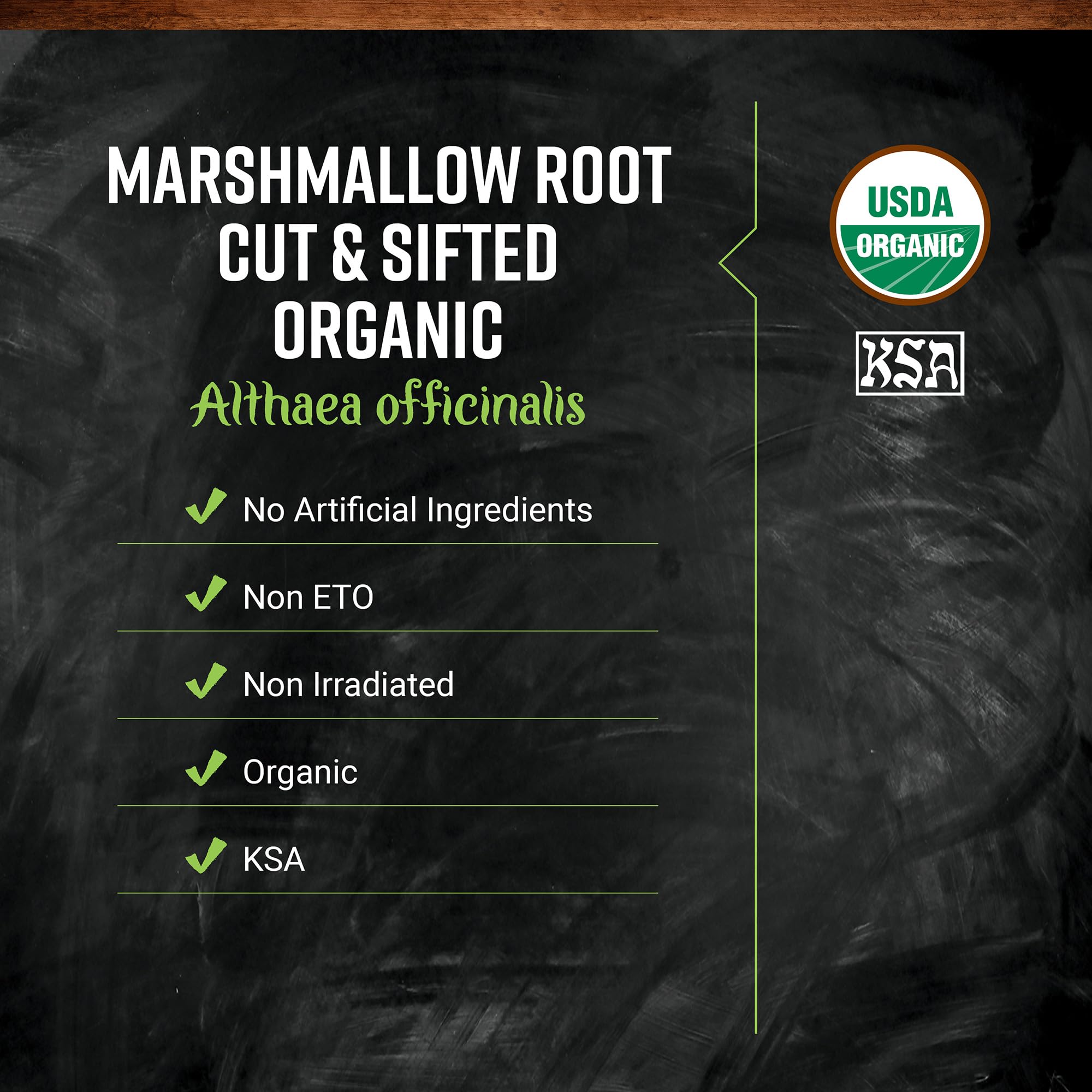 Marshmallow root tea infusion with sweet aroma and smooth taste