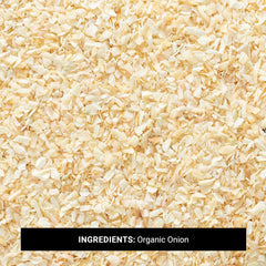 Frontier Co-op non-irradiated onion minced for quick, flavorful meal prep.