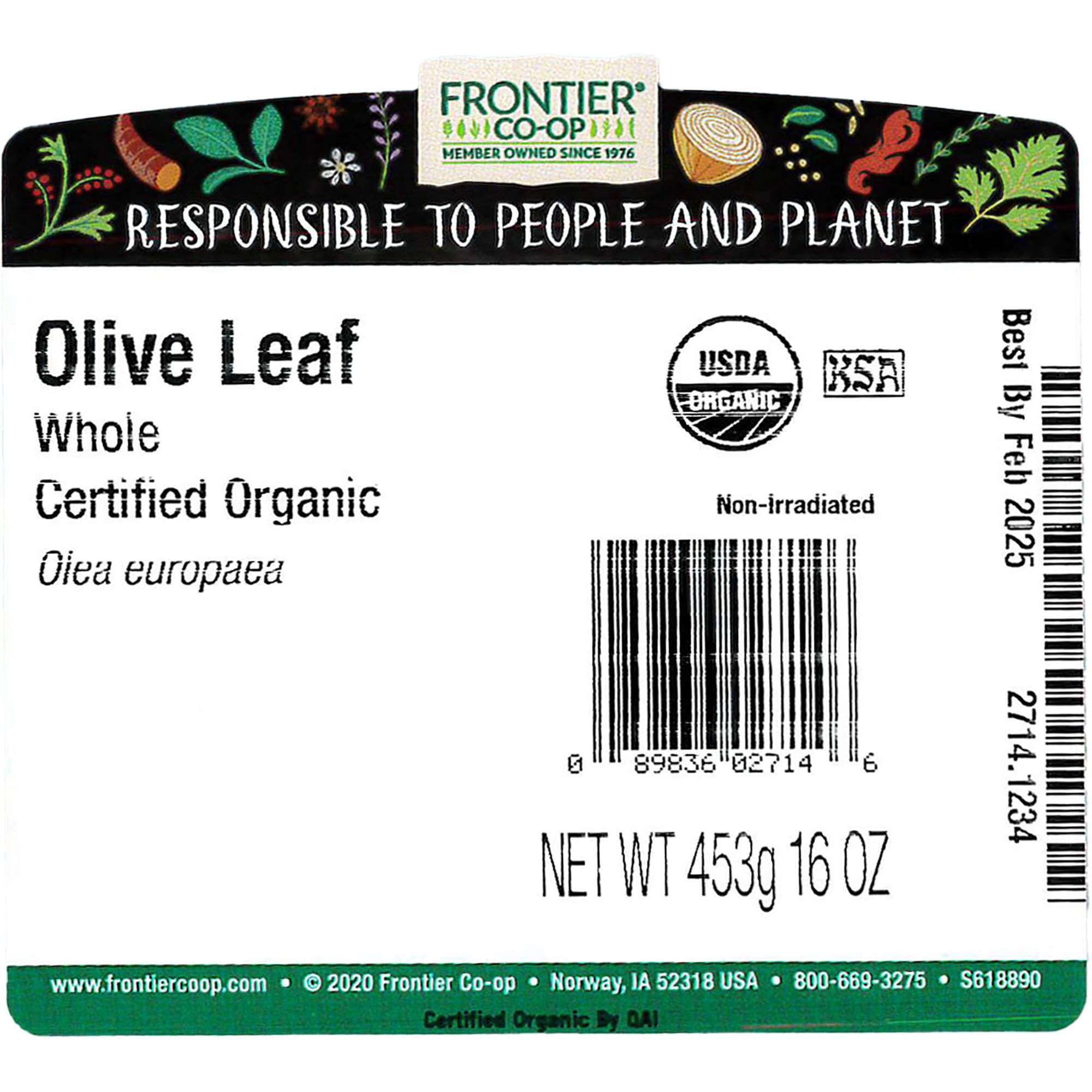 Frontier Co-op olive leaf tea preparation shows earthy aroma and soothing potential.