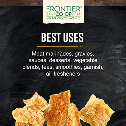 Frontier Co-op orange peel for meat marinades delivers sweet citrus notes.