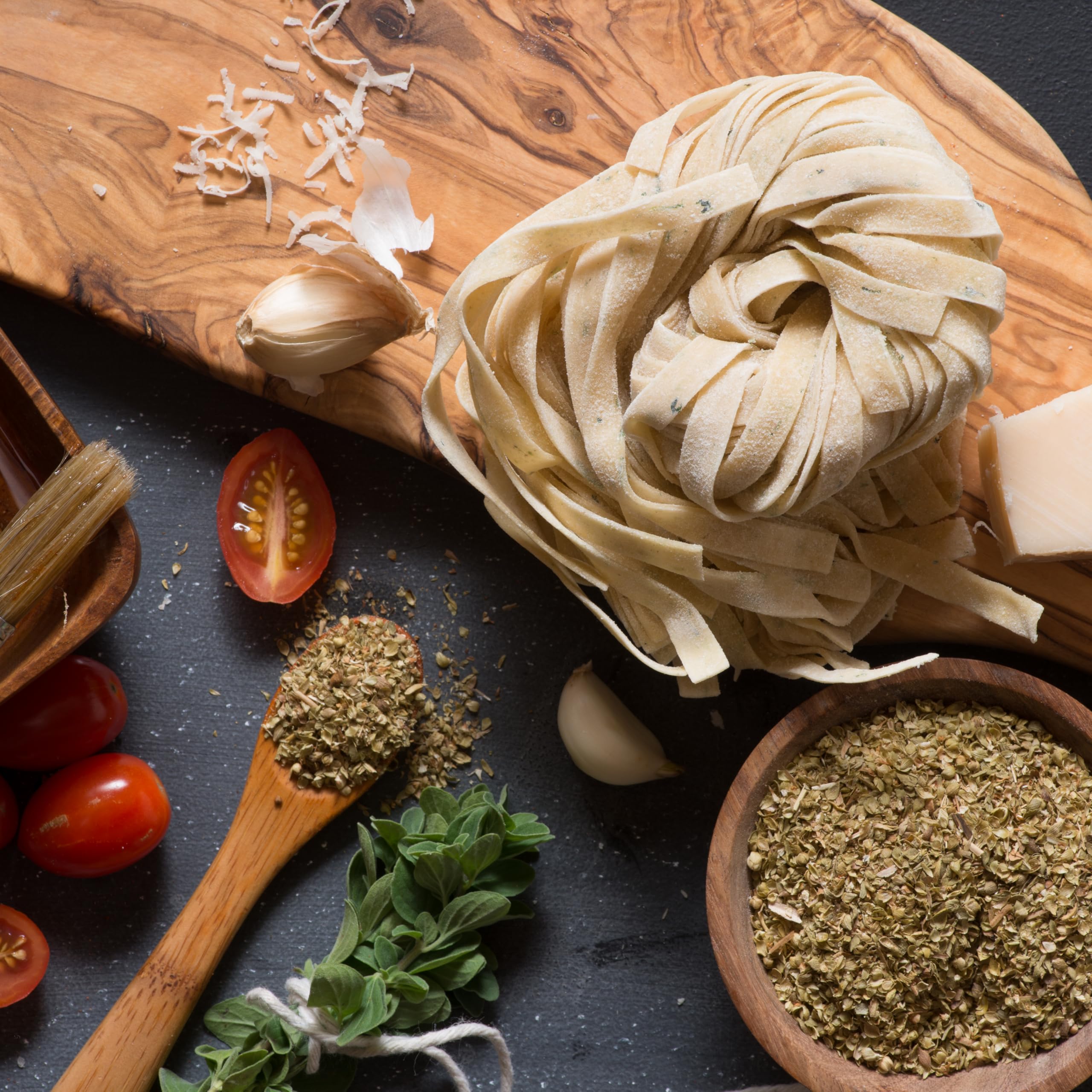 Frontier Co-op Oregano used in pizza sauce for rich Mediterranean flavor.
