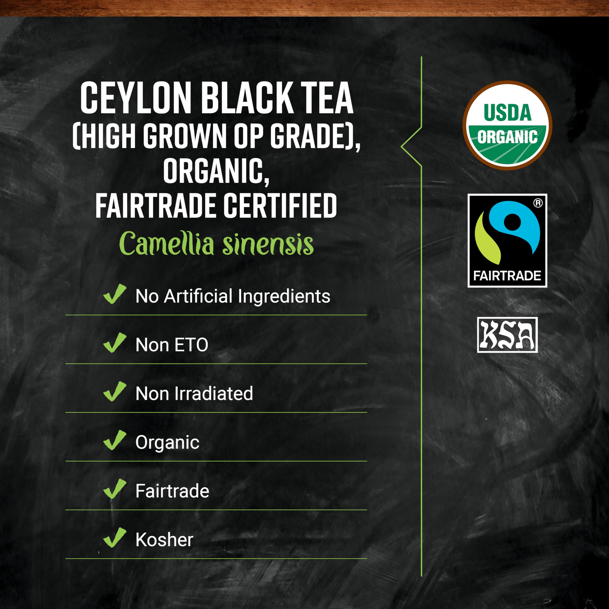 Frontier Co-op organic Ceylon black tea bulk bag for value and convenience