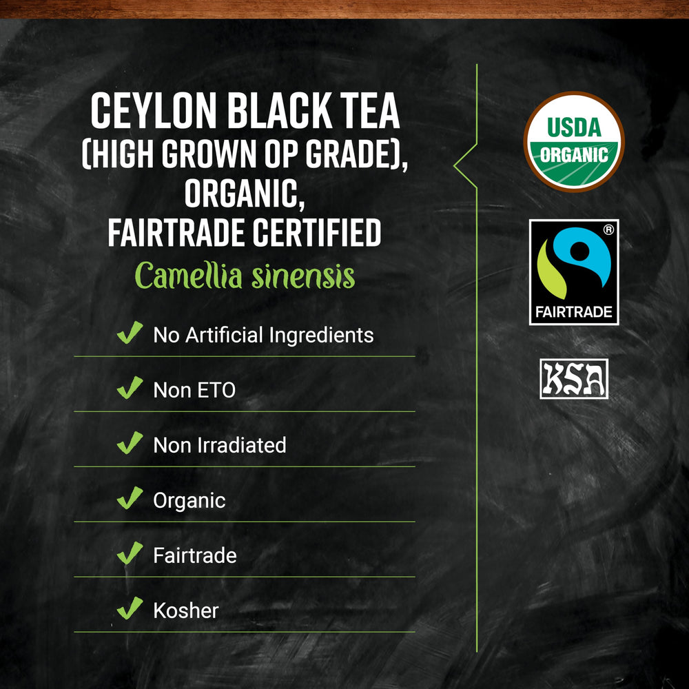 Frontier Co-op organic Ceylon black tea bulk bag for value and convenience