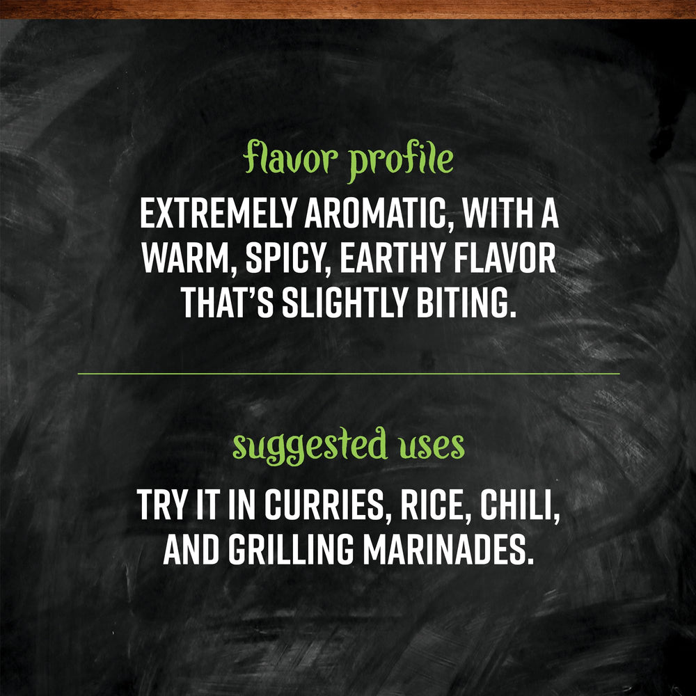 Kosher certified cumin powder from Frontier Co-op suits wholesome cooking.