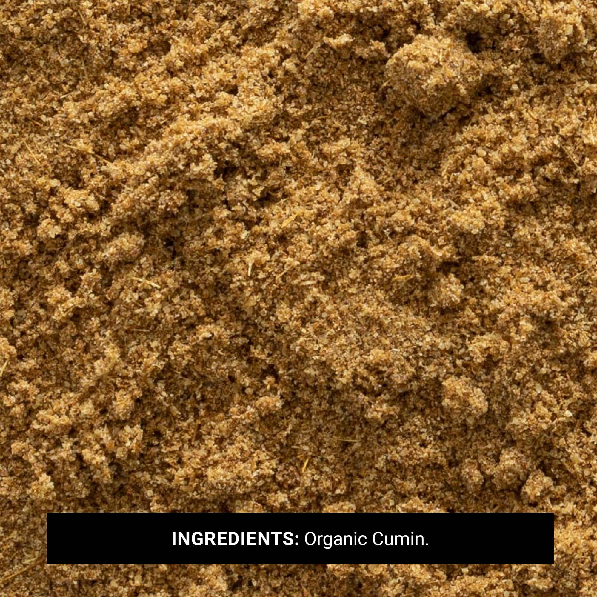 Frontier Co-op Organic Cumin Seed Powder pours smoothly for chili and curries.