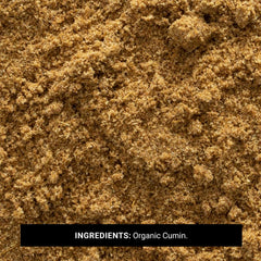 Frontier Co-op Organic Cumin Seed Powder pours smoothly for chili and curries.