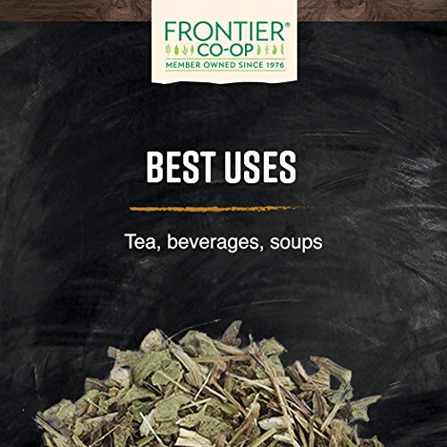 Steeping Frontier Co-op Echinacea Purpurea herb yields a fragrant tea.