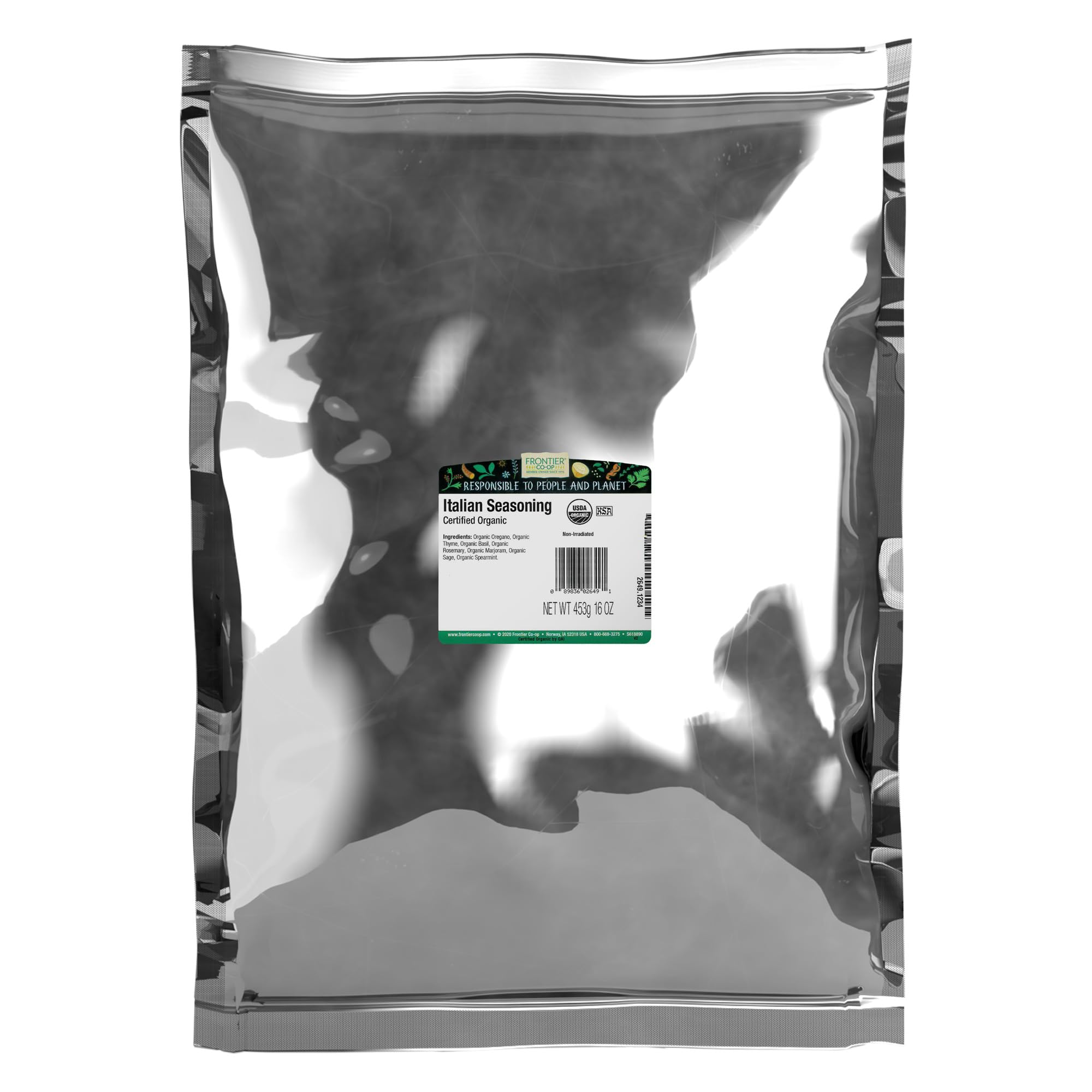 Frontier Co-op Organic Italian Seasoning oregano image, ideal for sauces and dressings