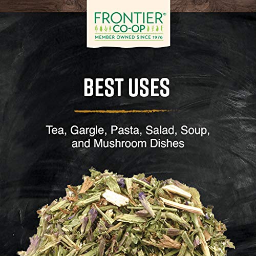 Frontier Co-op organic kosher hyssop certification label on pack.