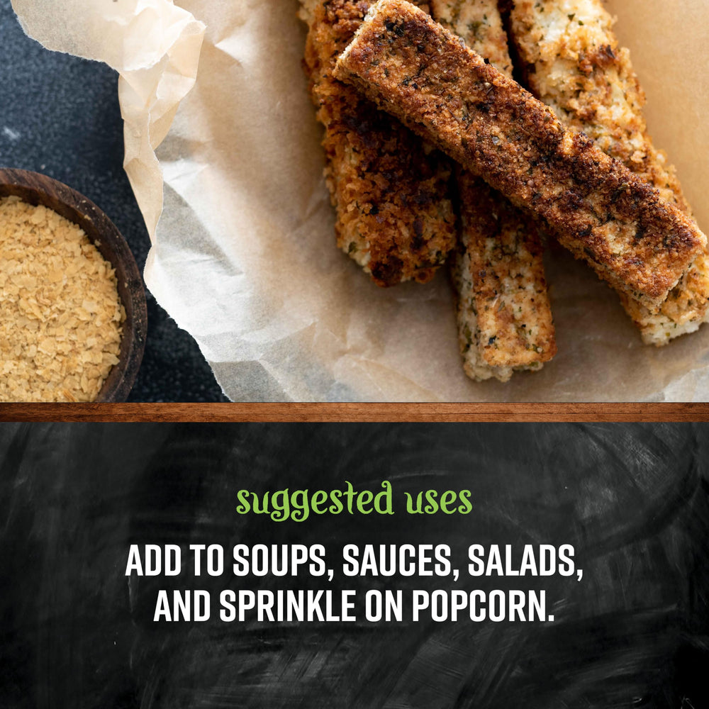 Frontier Co-op Organic Nutritional Yeast Flakes deliver a cheesy kick to dips.