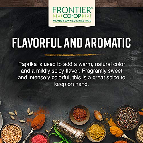 Colorful Frontier Co-op paprika adds rich warmth to dishes and sauces.