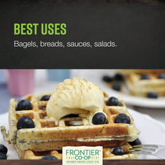 Frontier Co-op Organic Poppy Seeds bring subtle crunch to bread and bakery treats.