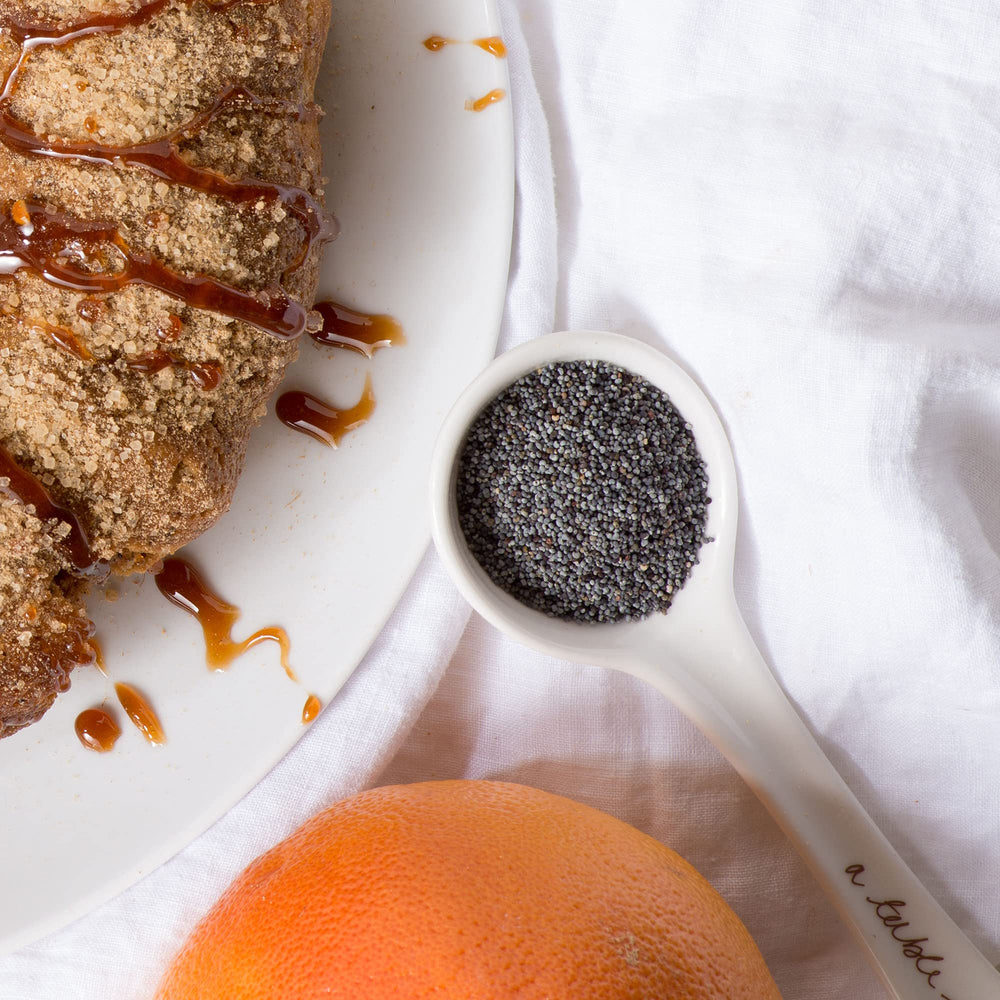 Frontier Co-op Organic Poppy Seeds add crunchy topping to muffins and salads.
