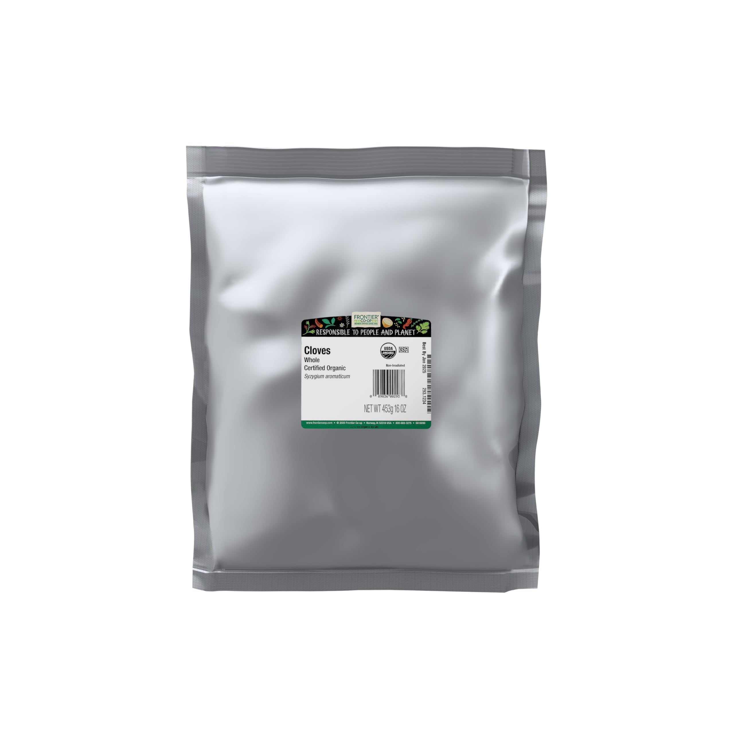 Frontier Co-op Organic Whole Cloves bulk pack for cost-effective flavor