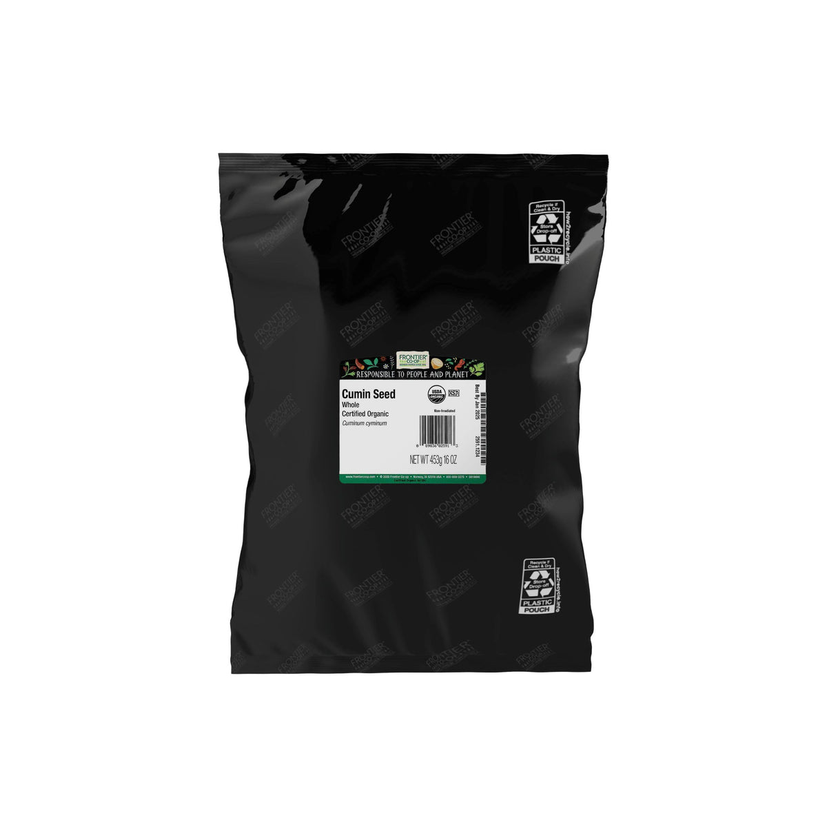Frontier Co-op Organic Whole Cumin Seed in bulk, versatile pantry staple.