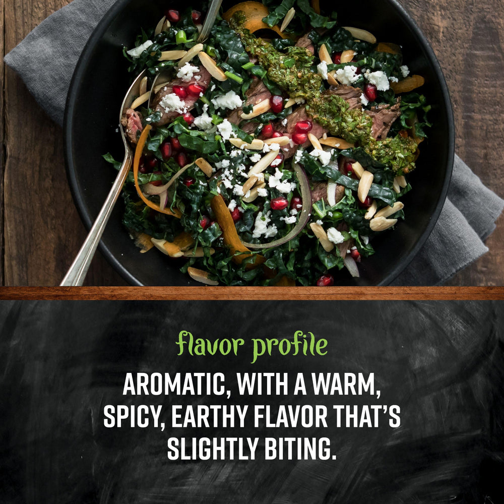 Frontier Co-op Organic Whole Cumin Seed delivers authentic earthy flavor.