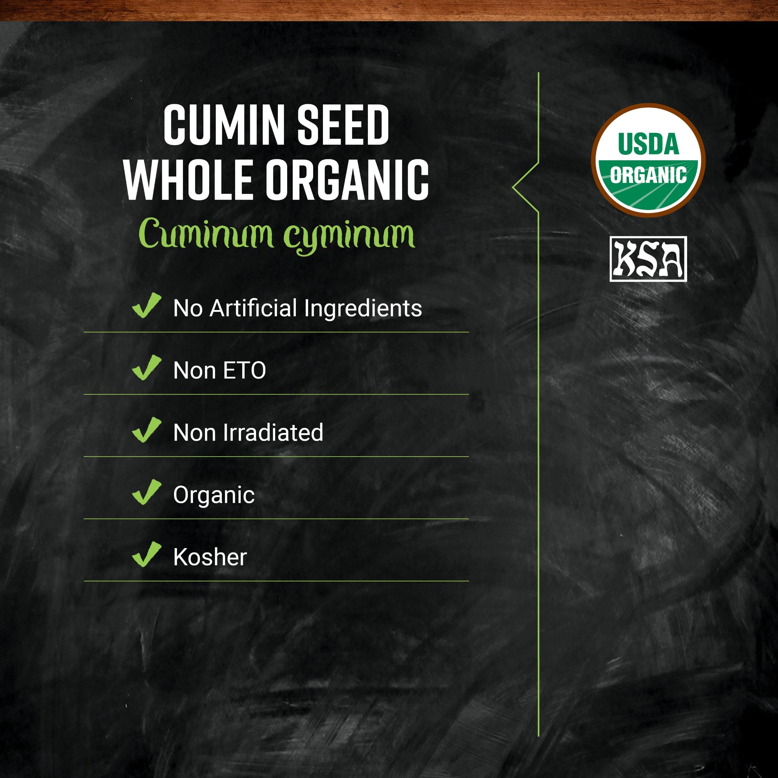 Frontier Co-op Organic Whole Cumin Seed, toasted aroma boosts curries and stews.