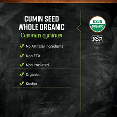 Frontier Co-op Organic Whole Cumin Seed, toasted aroma boosts curries and stews.