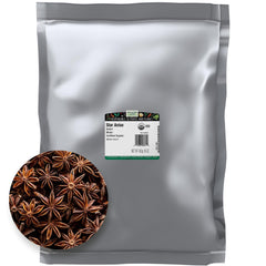 Frontier Co-op Organic Whole Star Anise pods ready for Pho broth and spice blends.