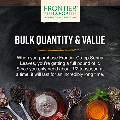 Frontier Co-op Senna leaf origin from Egypt and Sudan.