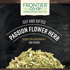 Frontier Co-op passion flower dried herb enhances aroma and flavor in teas.