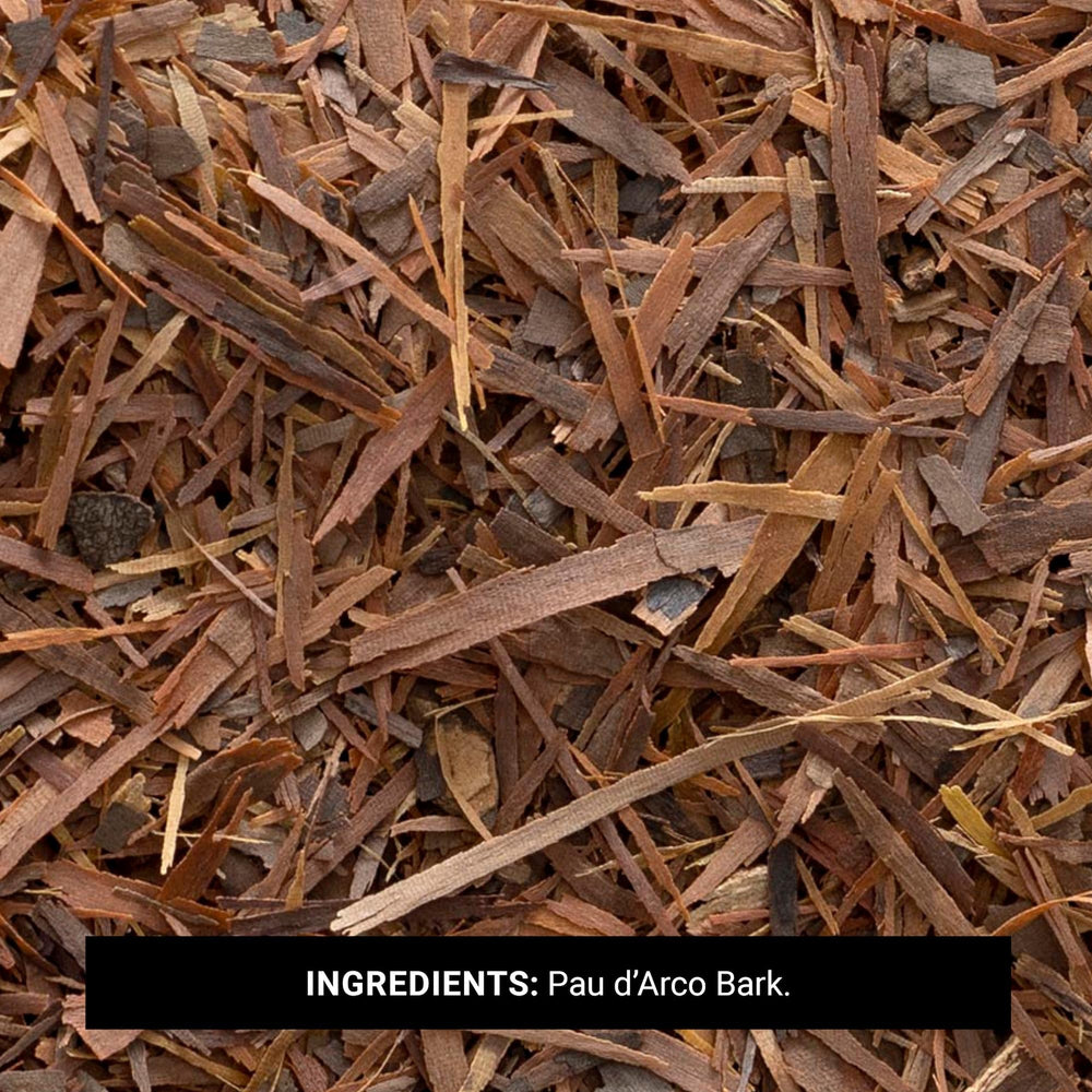 Frontier Co-op Pau d'Arco bark cut and sifted texture for precise dosing in blends.