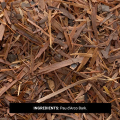 Frontier Co-op Pau d'Arco bark cut and sifted texture for precise dosing in blends.